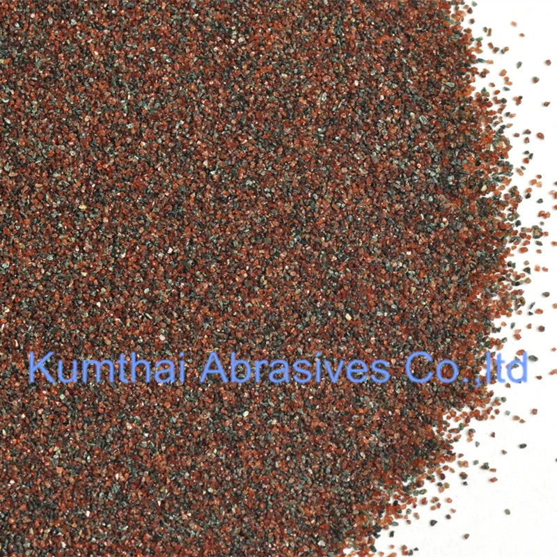 Natural Abrasive 60#80#Mesh Garnet Sand for Blasting Waterjet Cutting